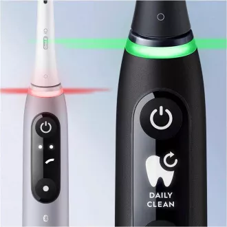 Oral-B iO6 električna četkica za zube, magnetna, 5 modova, zaslon, umjetna inteligencija, timer, crna