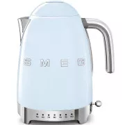 Smeg KLF04PBEU kuhalo za vodu, 1,7 L (7 šalica), 2400 W, stil 1950-ih, kontrola temperature, 7 programa, pastelno plava