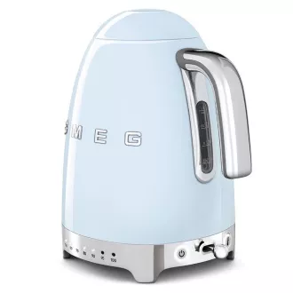 Smeg KLF04PBEU kuhalo za vodu, 1,7 L (7 šalica), 2400 W, stil 1950-ih, kontrola temperature, 7 programa, pastelno plava