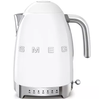 Smeg KLF04WHEU kuhalo za vodu, 1,7 L (7 šalica), 2400 W, stil 1950-ih, kontrola temperature, 7 programa, bijelo