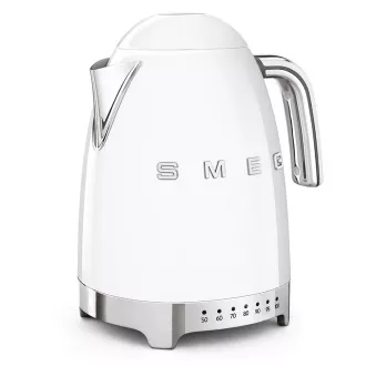 Smeg KLF04WHEU kuhalo za vodu, 1,7 L (7 šalica), 2400 W, stil 1950-ih, kontrola temperature, 7 programa, bijelo
