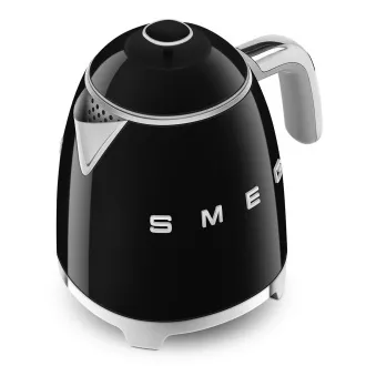 Mini kuhalo za vodu Smeg KLF05BLEU, 0,8 L / 3 šalice, 1400 W, stil 1950-ih, crno