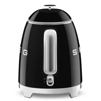 Mini kuhalo za vodu Smeg KLF05BLEU, 0,8 L / 3 šalice, 1400 W, stil 1950-ih, crno