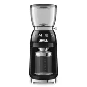 Smeg CGF11BLEU mlinac za kavu, 150 W, podesiva krupnoća, mlinac od nehrđajućeg čelika, posuda od tritana, crna