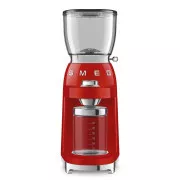 Smeg CGF11RDEU mlinac za kavu, 150 W, podesiva krupnoća, mlinac od nehrđajućeg čelika, posuda od tritana, crvena
