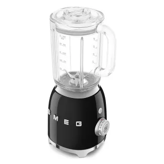 Smeg blender BLF03BLEU, 800 W, 4 programa, pulsna funkcija, 18000 RPM, oštrica od nehrđajućeg čelika, Ice crush, 50's Style, crna