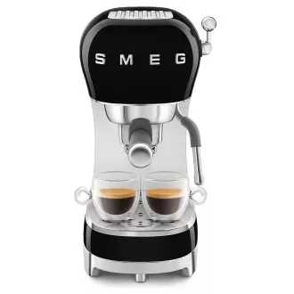 Smeg ECF02BLEU aparat za espresso kavu, poluga, 1350 W, 15 bara, termoblok, pasivni grijač šalica, crna Smeg ECF02BLEU aparat za espresso kavu, poluga, 1350 W, 15 bara, termoblok, pasivni grijač šalica, crna