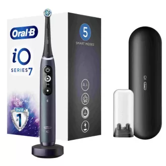 Oral-B iO7 Black Onyx električna četkica za zube, magnetna, 5 modova, timer, senzor pritiska, torbica, crna Oral-B iO7 Black Onyx električna četkica za zube, magnetna, 5 modova, timer, senzor pritiska, torbica, crna