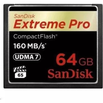 SanDisk Compact Flash 64GB Extreme Pro (160MB/s) VPG 65, UDMA 7