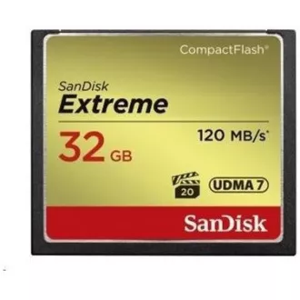 SanDisk Compact Flash 32 GB Extreme (R: 120 / W: 85 MB / s) UDMA7 SanDisk Compact Flash 32 GB Extreme (R: 120 / W: 85 MB / s) UDMA7