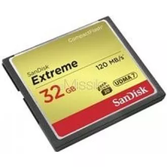 SanDisk Compact Flash 32 GB Extreme (R: 120 / W: 85 MB / s) UDMA7 SanDisk Compact Flash 32 GB Extreme (R: 120 / W: 85 MB / s) UDMA7