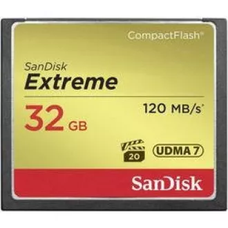 SanDisk Compact Flash 32 GB Extreme (R: 120 / W: 85 MB / s) UDMA7 SanDisk Compact Flash 32 GB Extreme (R: 120 / W: 85 MB / s) UDMA7