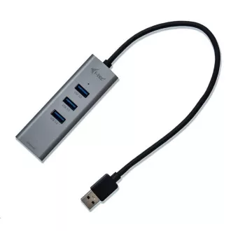 i-tec USB 3.0 metalni HUB s 3 priključka + gigabitni Ethernet adapter