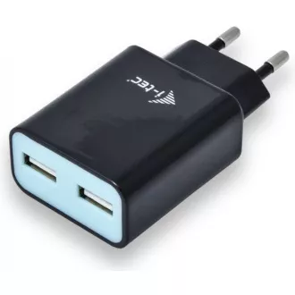 i-tec USB Power Charger 2 porta 2.4A - USB punjač - crni