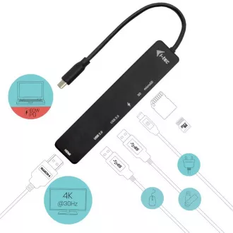 i-tec USB-C Travel Easy Dock 4K HDMI + napajanje 60 W