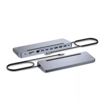 i-tec USB-C metalna ergonomska 4K 3x priključna stanica za zaslon, PD 100 W + i-tec univerzalni punjač 100 W (komplet) i-tec USB-C metalna ergonomska 4K 3x priključna stanica za zaslon, PD 100 W + i-tec univerzalni punjač 100 W (komplet)
