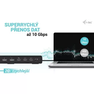 i-tec USB-C priključna stanica s tri zaslona Gen 2, PD 100 W