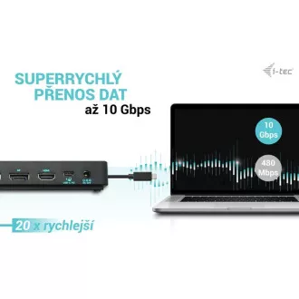 Priključna stanica i-tec USB-C s trostrukim 4K zaslonom Gen2 Pro, PD 100 W Priključna stanica i-tec USB-C s trostrukim 4K zaslonom Gen2 Pro, PD 100 W