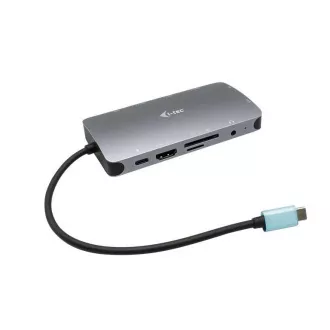 i-tec USB-C Metal Nano Dock HDMI/VGA s LAN-om + napajanje 100 W + punjač 100 W (komplet)