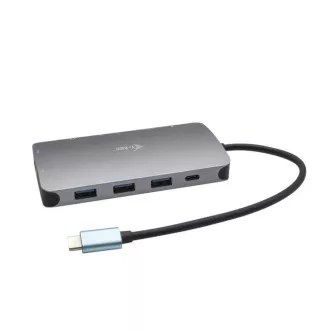 i-tec USB-C Metal Nano Dock HDMI/VGA s LAN-om + napajanje 100 W + punjač 100 W (komplet)