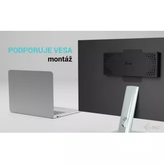 i-tec univerzalna priključna stanica s dva 4K zaslona, isporuka snage 85 W