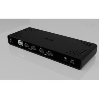 i-tec univerzalna priključna stanica s dva 4K zaslona, isporuka snage 85 W + i-tec USB-C punjač 100 W