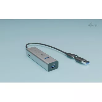 i-tec Univerzalni metalni punjač HUB 2x USB-C + 2x USB-A priključak, PD 85W