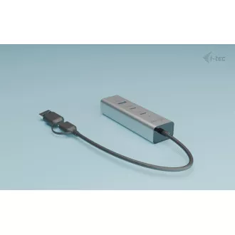 i-tec Univerzalni metalni punjač HUB 2x USB-C + 2x USB-A priključak, PD 85W