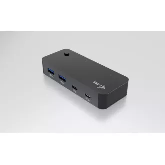 i-tec Univerzalni KVM HUB 2x USB-C + 2x USB-A 3.0 priključak