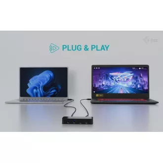 i-tec Univerzalni KVM HUB 2x USB-C + 2x USB-A 3.0 priključak