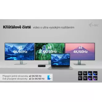i-tec Thunderbolt 5 Quattro priključna stanica za zaslon, napajanje 140 W i-tec Thunderbolt 5 Quattro priključna stanica za zaslon, napajanje 140 W