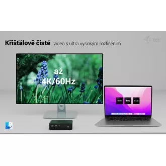 i-tec Thunderbolt 5 Quattro priključna stanica za zaslon, napajanje 140 W i-tec Thunderbolt 5 Quattro priključna stanica za zaslon, napajanje 140 W