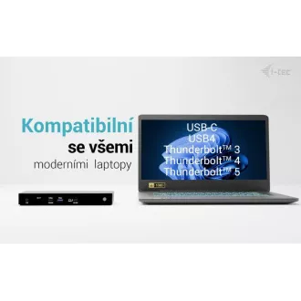 i-tec Thunderbolt4 3x priključna stanica za zaslon, napajanje 96 W i-tec Thunderbolt4 3x priključna stanica za zaslon, napajanje 96 W