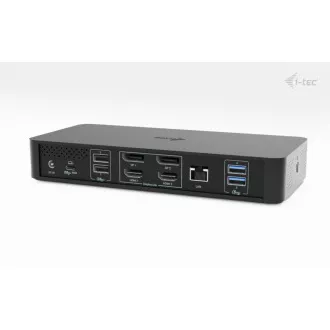 i-tec Univerzalna inteligentna priključna stanica za dva zaslona, napajanje 100 W i-tec Univerzalna inteligentna priključna stanica za dva zaslona, napajanje 100 W