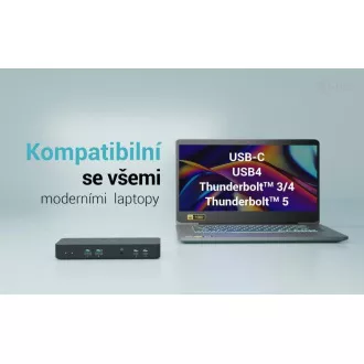 i-tec USB-C inteligentna priključna stanica s tri zaslona, napajanje 100 W i-tec USB-C inteligentna priključna stanica s tri zaslona, napajanje 100 W