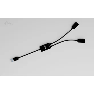 i-tec USB-A kabelski razdjelnik 2 priključka (2x USB-A)