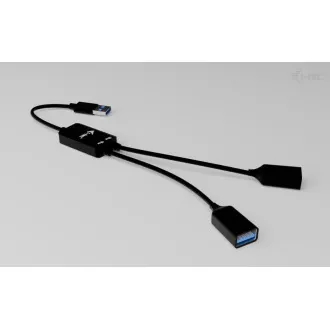 i-tec USB-A kabelski razdjelnik 2 priključka (2x USB-A)