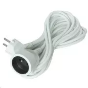 Solight produžni kabel - konektor, 1 utičnica, bijeli, 7m
