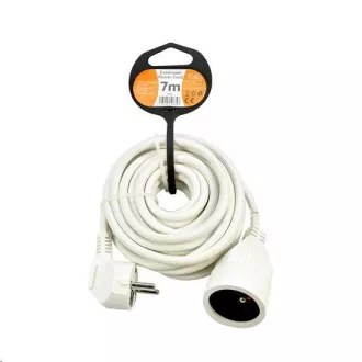 Solight produžni kabel - konektor, 1 utičnica, bijeli, 7m