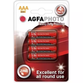 AgfaPhoto cink baterija AAA, blister 4kom
