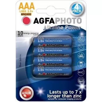 AgfaPhoto Power alkalna baterija LR03 / AAA, blister 4kom