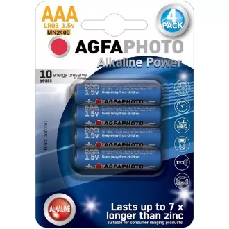 AgfaPhoto Power alkalna baterija LR03 / AAA, blister 4kom