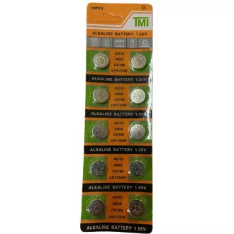 AgfaPhoto gumb alkalna baterija LR54-LR1130-AG10-389-390, blister 10kom