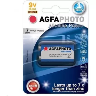 AgfaPhoto Power alkalna baterija 9V, blister 1kom