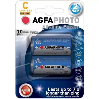 AgfaPhoto Power alkalna baterija LR14 / C, blister 2kom