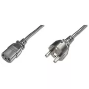 PREMIUMCORD Strujni kabel 230V/10A, ravni utikač, 2m