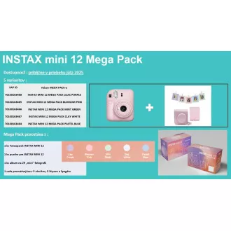Fujifilm MINI 12 MEGA PAKET ljubičasti Fujifilm MINI 12 MEGA PAKET ljubičasti