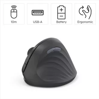 Hama vertikalni ergonomski bežični miš EWM-500R, za dešnjake