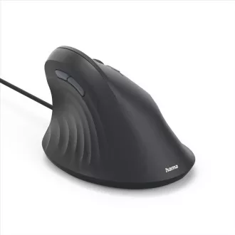 Hama vertikalni ergonomski žičani miš ECM-500R, za dešnjake, crni Hama vertikalni ergonomski žičani miš ECM-500R, za dešnjake, crni