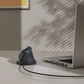 Hama vertikalni ergonomski žičani miš ECM-500R, za dešnjake, crni Hama vertikalni ergonomski žičani miš ECM-500R, za dešnjake, crni
